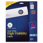 Avery 1.50" Round High Visibility Label (Inkjet) - 20 per pack