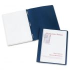 Avery Coated Paper Clear Front Report Cover - 8.50" x 11" - Dark Blue