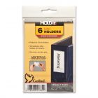 Cardinal HOLDit! Binder Label Holder, Self-Adhesive - 6 per pack