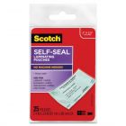 3M Scotch Self-sealing Laminating Business Card Pouches - 25 per pack