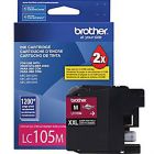 Brother LC105M Super High-Yield Magenta OEM Ink Cartridge