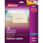 Avery Clear 1" x 2.62" Rectangle Mailing Label - For Inkjet - 10 per box