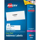 Avery 1.33" x 4" Rectangle Easy Peel Address Label (Laser)- 1400 per box