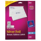 Avery&reg; Foil Mailing Labels, Silver, 3/4" x 2-1/4", 300 Labels (8986)