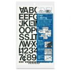 Chartpak Vinyl Letters and Numbers - 88 per pack