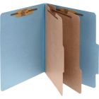Acco Classification Folder - 10 per box Legal - 8.50" x 14" - 2 Dividers - Steel Blue