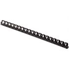 Fellowes Plastic Combs - Round Back, 1/2", 90 sheets, Black, 100 pk - 100 per pack