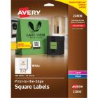 Avery Square Multipurpose Labels 2" x 2" White - 300 per pack
