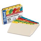 Oxford A-Z Laminated Tab Card Guides - 25 per set