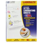C-line Cleer-Adheer Laminating Sheets - 50 per box