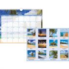 Visual Organizer Tropical Escape Wall Calendar