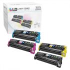 LD Remanufactured Toners for HP 121A Cartridges (Bk, C, M, Y)