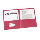 Avery Two Pocket Folder - 25 per box Letter - 8.50" x 11" - Red