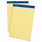 Ampad Perforated Ruled Pads - 50 Sheets - 8.50" x 11" - Canary