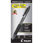 Pilot G2 Retractable Gel Ink Pen, Black - 12 Pack