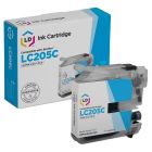 Brother Compatible LC205C Super HY Cyan Ink Cartridge