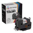 Brother Compatible TZe261 Black on White 1 1/2" Tape