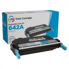 LD Remanufactured Cyan Toner Cartridge for HP 642A