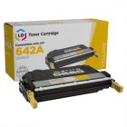 LD Remanufactured Yellow Toner Cartridge for HP 642A