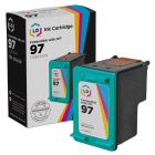 LD Remanufactured Tri-Color Ink Cartridge for HP 97 (C9363WN)