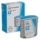 LD Remanufactured Cyan Ink Cartridge for HP 82 (C4911A)