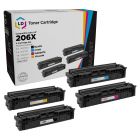 LD Compatible Toners for HP 206X Cartridges (Bk, C, M, Y) HY