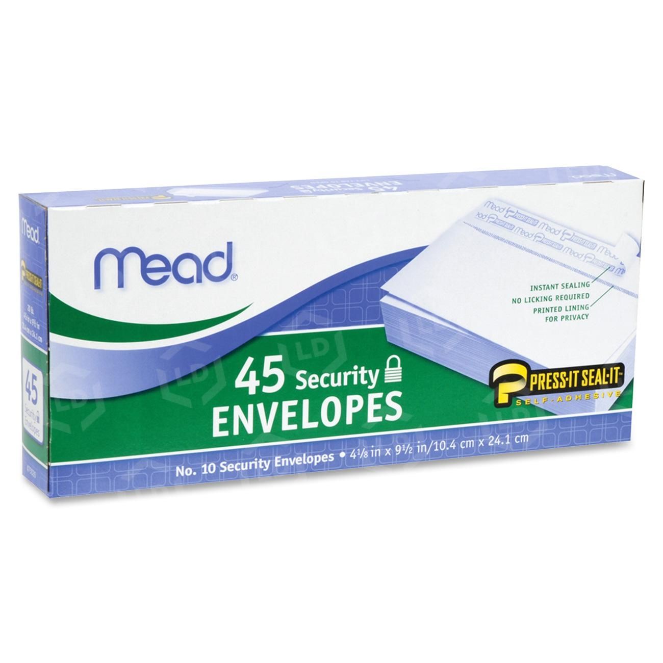 Mead Security Envelopes - LD Products