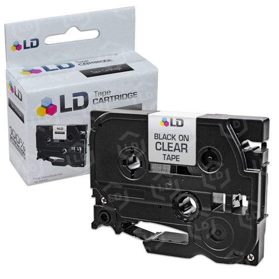 Brother Tze131 Compatible Black on Clear Replacement Tape - LD