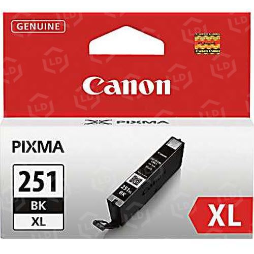 Original Canon CLI251XLBk High Yield Black Ink - LD Products