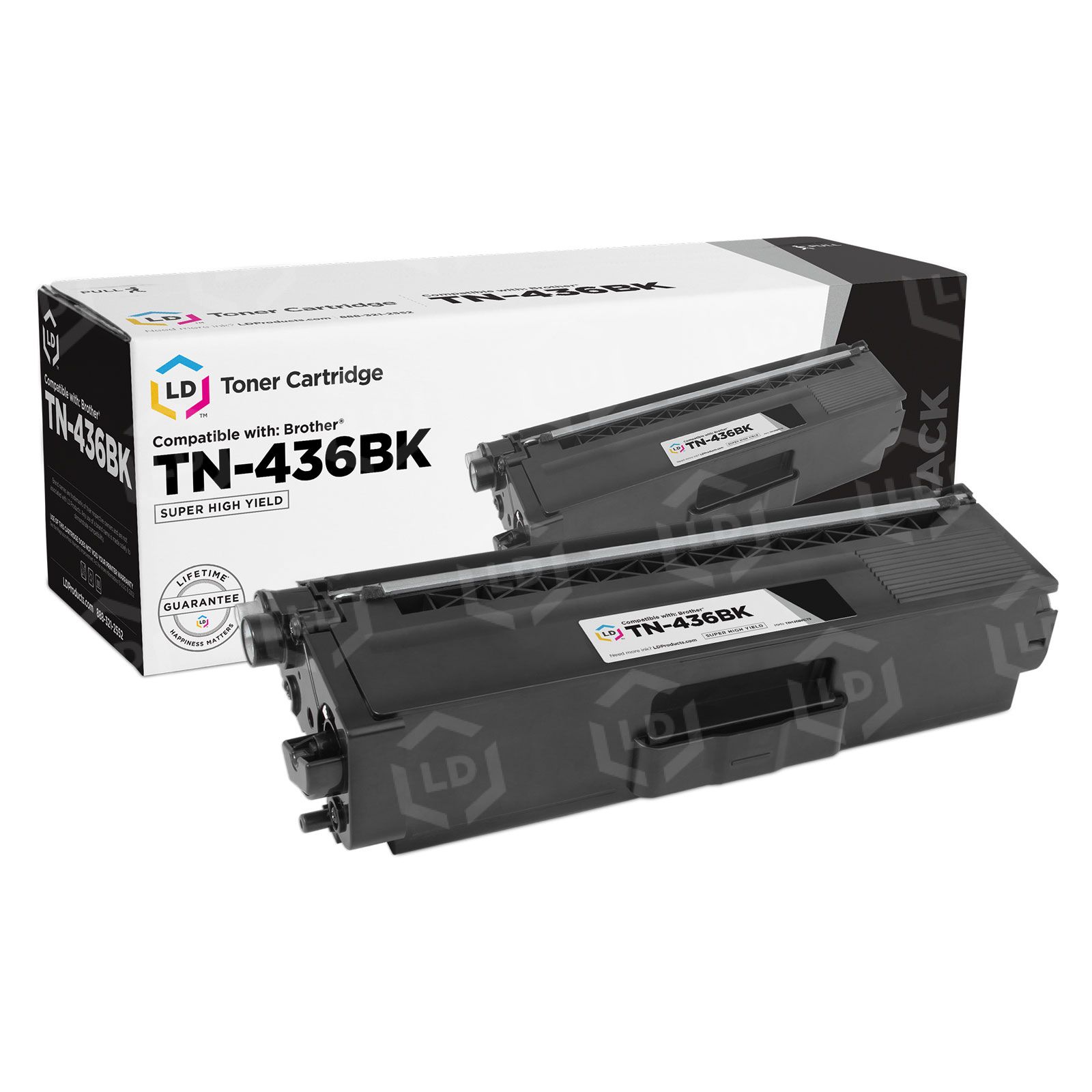 Brother TN436BK Compatible Black Super High Yield Toner - LD Products