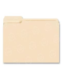 Business Source Manila Top Tab File Folders - Tab Cut on Left