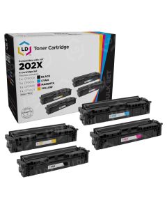 LD Compatible Toners for HP 202X Cartridges (Bk, C, M, Y) HY