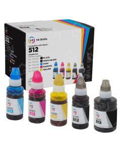 Compatible T512 5 Piece Set of Ink for Epson