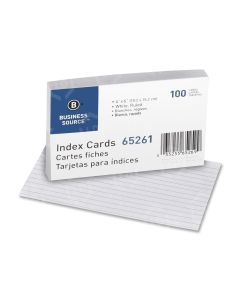 Business Source Ruled Index Cards