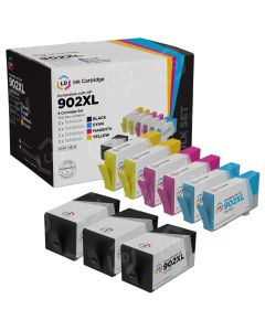 Set of 9 Compatible HY Inkjet Cartridges for HP 902XL