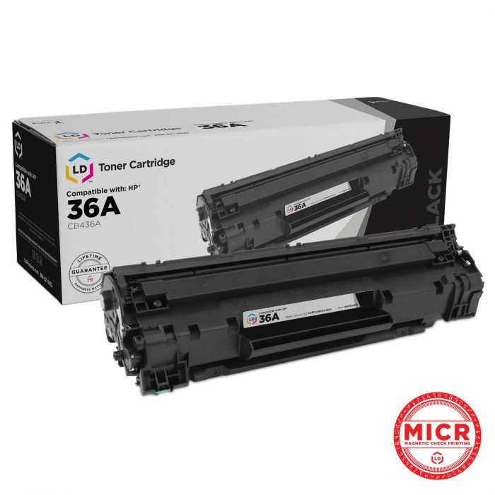 2 pk CB436A MICR Toner Cartridge for HP P1505n P1505 Printer FREE SHIPPING! 