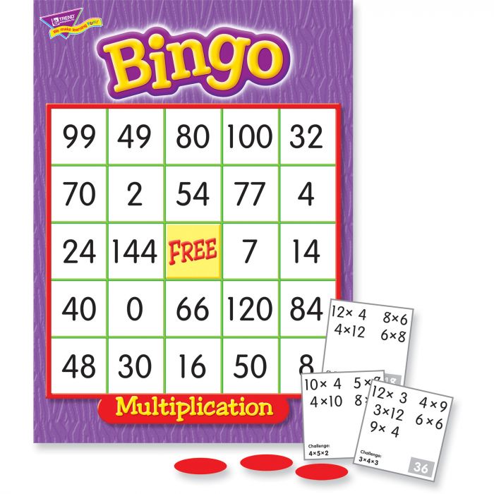 Trend Multiplication Bingo Learning Game T6135 Tept6135 for sale online 