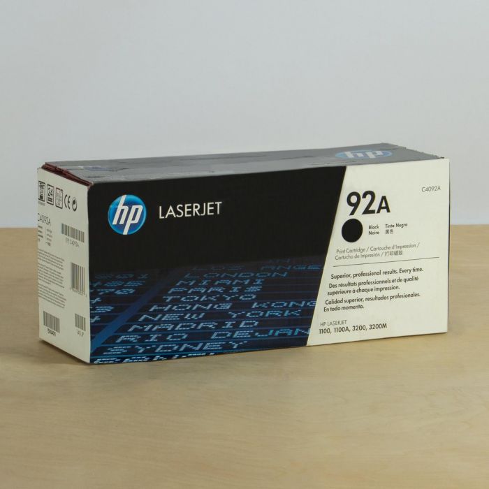 Uiterlijk Promotie Stationair Hewlett Packard C4092A, HP 92A Black Laser Toner, Original HP - LD Products