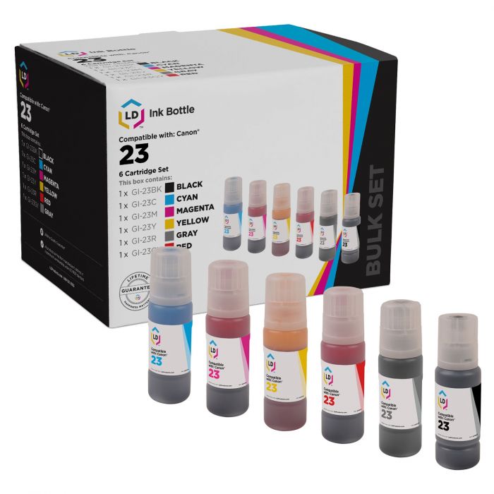 voorzichtig heuvel influenza Affordable 6-Cartridge Set For Canon GI-23 Ink - LD Products
