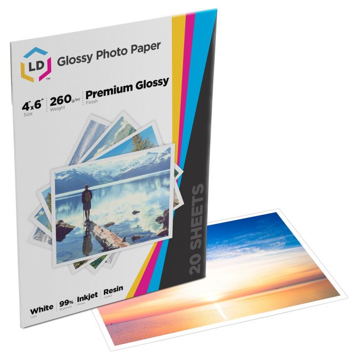 4" X 6" 100 Sheets Premium Luster Inkjet Photo Paper New Office Product Free 