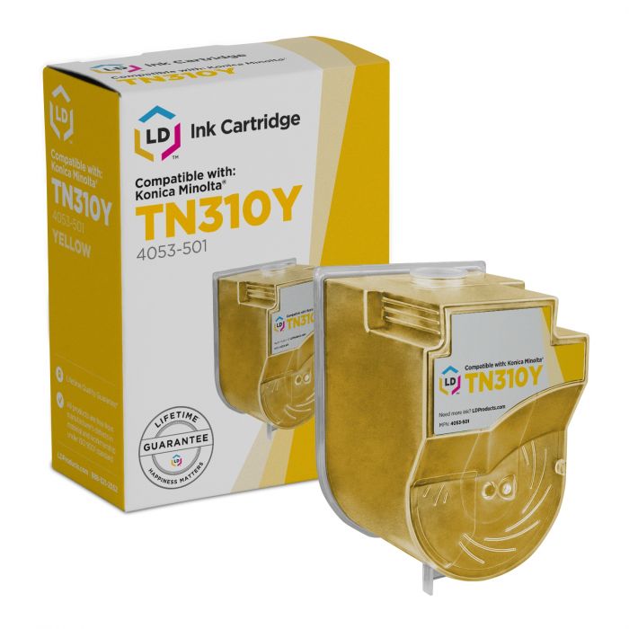 Konica Minolta 4053-501 / TN310Y Yellow Laser Toner Cartridge - LD Products