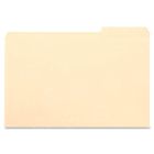 Smead Top Tab File Folder - 100 per box Letter - 8.50" x 11" - 1/3 Tab Cut on Right - Manila