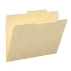 Smead Manila File Folder - 100 per box Letter - 8.50" x 11" - 2/5 Tab Cut on Right - Manila