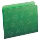 Smead Straight Cut Folder - 100 per box Letter - 11 pt. - Green