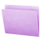 Smead Colored File Folder - 100 per box Letter - 11 pt. - Lavender
