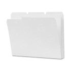 Smead Colored File Folder - 100 per box Letter - 1/3 Tab Cut - 0.15" - White