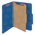 Smead SafeSHIELD Colored Classification Folder - 8.50" x 11" - Dark Blue
