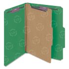 Smead SafeSHIELD Colored Classification Folder - 8.50" x 11" - Green