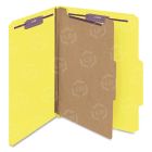 Smead SafeSHIELD Colored Classification Folder - 8.50" x 11" - Yellow