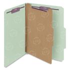 Smead SafeSHIELD Colored Classification Folder - 8.50" x 11" - Tyvek - Gray, Green